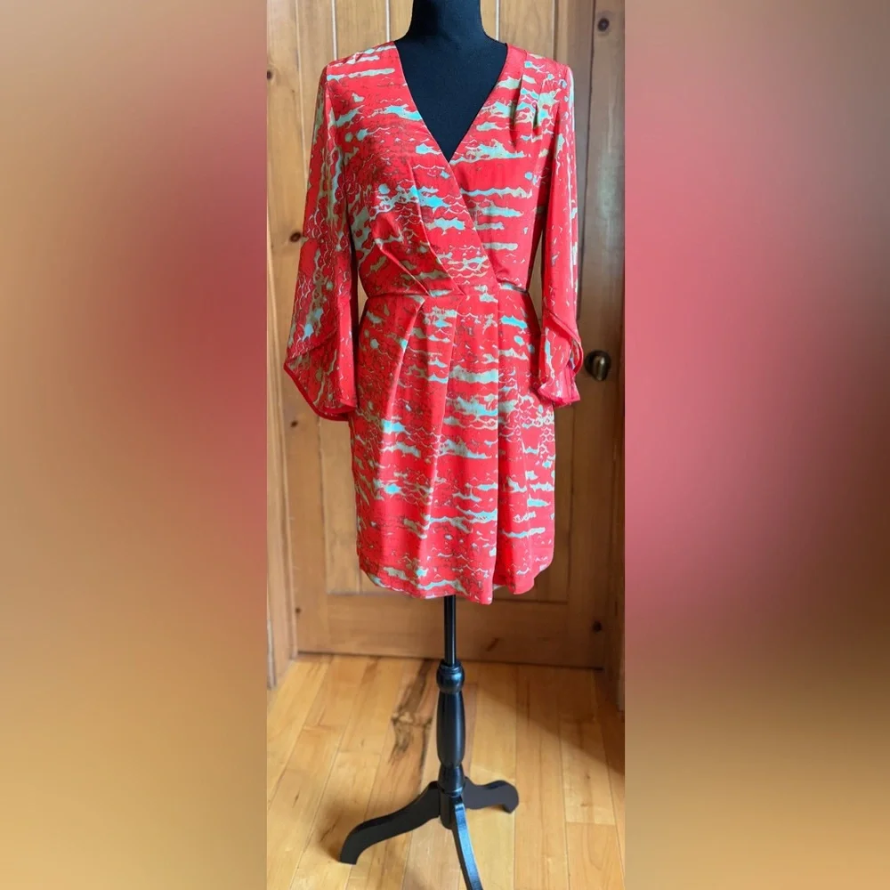 Twinkle by Wenlan Silk Dress 3/4 Sleeves (2)